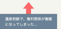 遺産相続で、権利関係が複雑になってしまった...